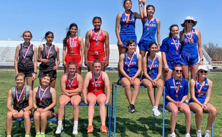 Valley qualifies in 12 track events for Region competition