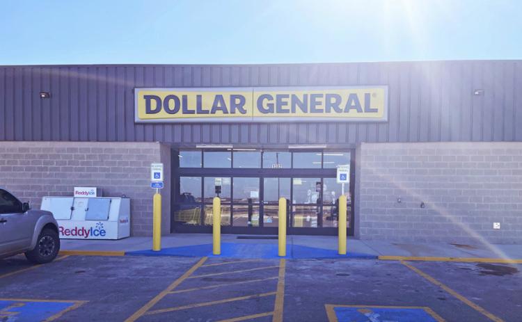 NEWGLASS,OPENDOORS After nearly six months following the devastating tornado of June 2023, Matador’s Hop In convenience store at the intersection of US Hwy. 70 and TX Hwy. 70 has installed new display glass in its front wall. In addition, the Dollar General on US Hwy. 70 west of town has rebuilt and reopened on the same site where it was a total loss after the storm. | DELISA SOLES PHOTO