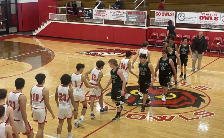 The Silverton Owls boys varsity basketball team defeated Hedley last week 74-19 at home for a district win. | COURTESY PHOTO