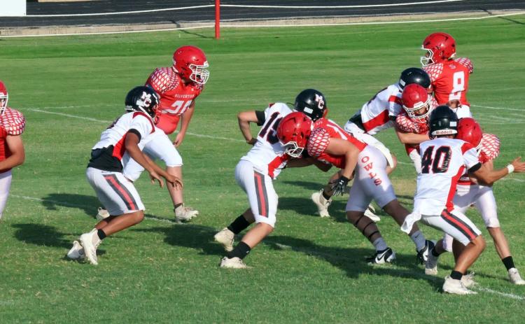The Motley County Matadors faced the Silverton Owls last week in their first scrimmage of the year. | COURTESY PHOTO