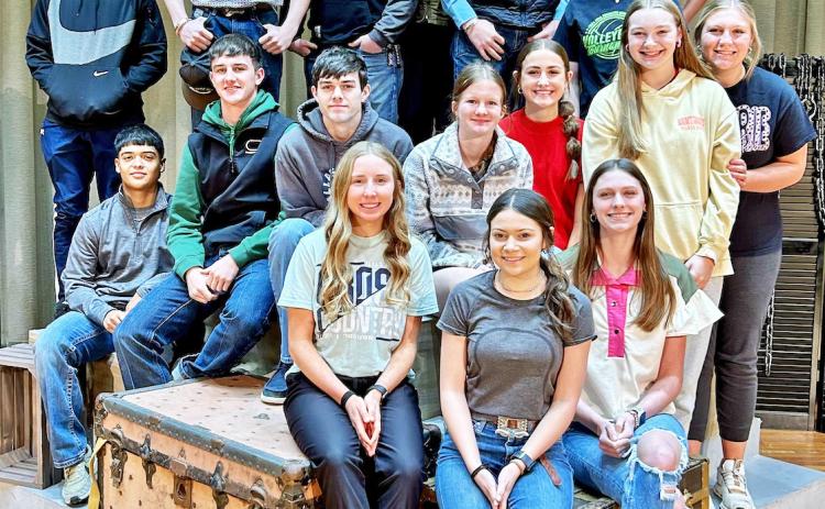 ONE ACT PLAY “Paganini” by Don Nigro will be Guthrie CSD’s entry in the 2025 UIL One Act Play competition. Guthrie and Motley County perform Mar. 5 in Spur, while in Sudan, while Silverton performs Feb. 27 in Sudan. | CAST PHOTO COURTESY GUTHRIE ISD