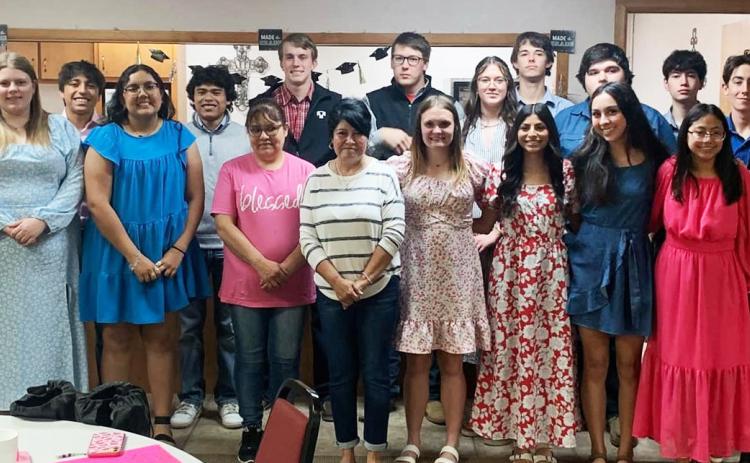 SENIORS RECOGNIZED Our Lady of Loreto Catholic Church held a luncheon last week to recognize Silverton’s graduating seniors. | COURTESY PHOTO