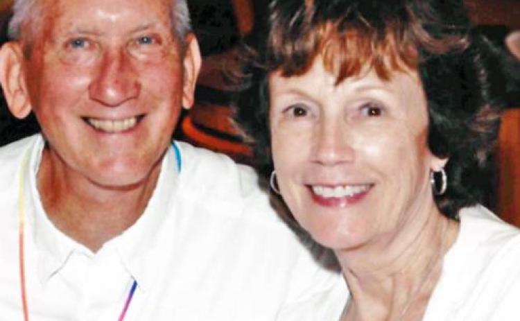 $10,000 DONATION Russ and Donna Rhinehart of Stillwater, Oklahoma, have donated $10,000 to the Paducah Pool Project. Donna Rhinehart is a 1967 graduate of Paducah High School. | COURTESY PHOTO