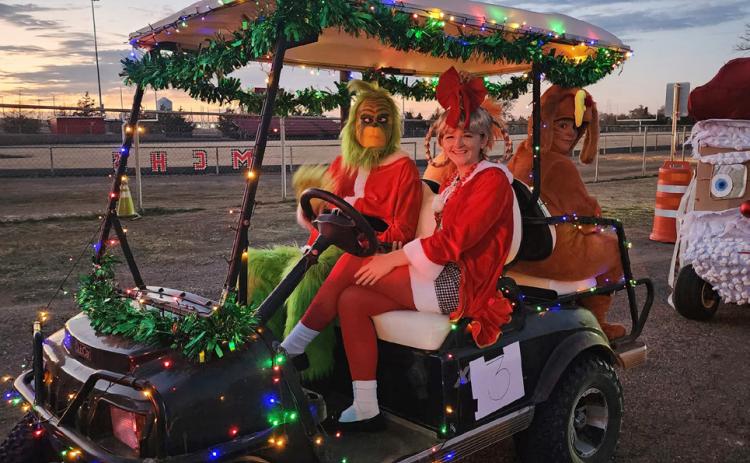 ROLLING INTO THE SPIRIT of holiday fun and shopping were parade entries in last Saturday’s Foothills Christmas parade in Matador. Read more, page 5. | COURTESY PHOTO