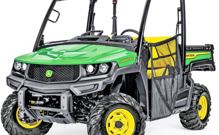TOP PRIZE A John Deere 4x4 Gator, similar to the one shown, will be the top prize at a Reverse Raffle fundraiser in Matador Saturday, June 4. | COURTESY PHOTO