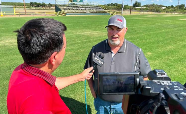NEW AT GUTHRIE Head football coach Craig Hamilton, who is in his first season with the Jaguars following a long and distinguished career at Spur, told Pete Christy, “I’m really excited. There’s lots of history here.” | COURTESY PHOTO