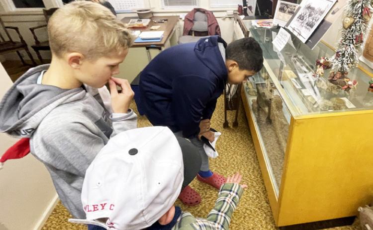 MATADOR YOUNGSTERS benefited from their tour of the Motley County Historical Museum Thursday night—but so did the museum. | CAPROCK COURIER