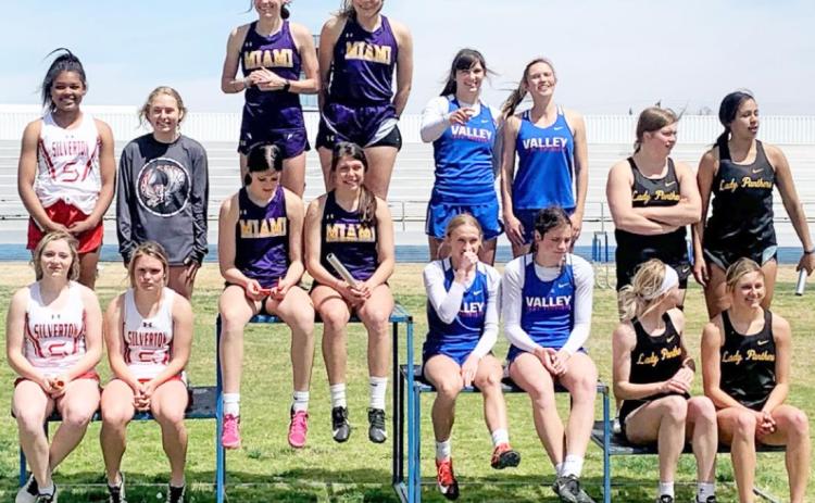 Silverton High school girls track team