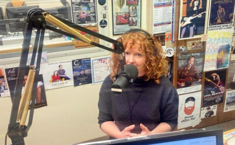 BOB WILLS DAY IN APRIL Carley du Menil-Martinez with Bob Wills Day / Hotel Turkey stopped by High Plains Public Radio studios last week to update listeners on the status of the 50th Annual Bob Wills Day. | HIGH PLAINS PUBLIC RADIO | COURTESY PHOTO