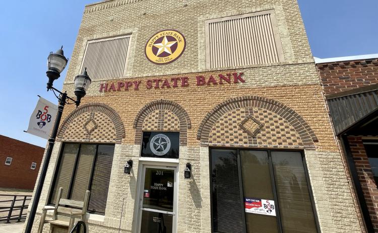 HAPPY STATE BANK occupies a historic building on Main Street inTurkey,Texas.TheTurkey branch is among those slated to close next month. | CAPROCK COURIER