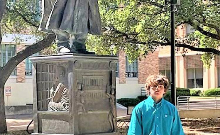 MOTLEY STATE Motley County’s Bradyn Rose participated in the Science competition at the State UIL Academic Meet in Austin last week. He placed 4th in physics. | COURTESY PHOTO