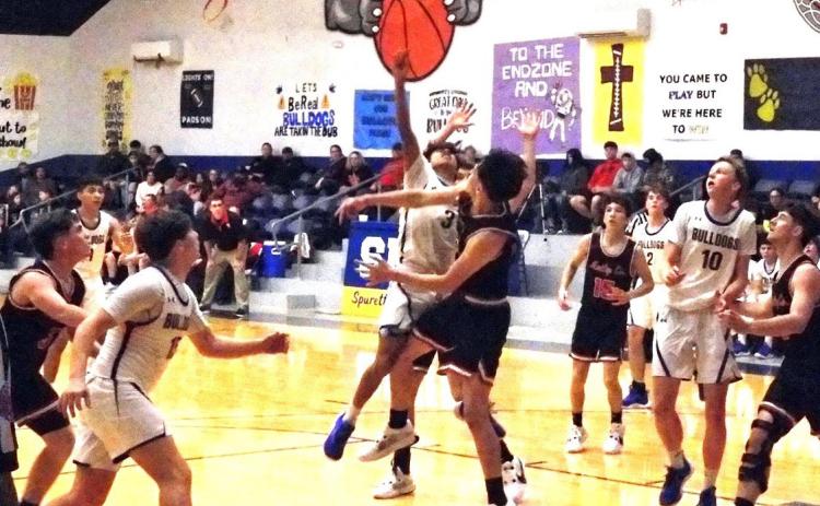The Motley County boys varsity basketball fell to Spur 41-39 Friday night on the road, in a district loss. The Matadors jumped out with a 11-point lead, but the Bulldogs battled back for a final victory. | COURTESY PHOTO