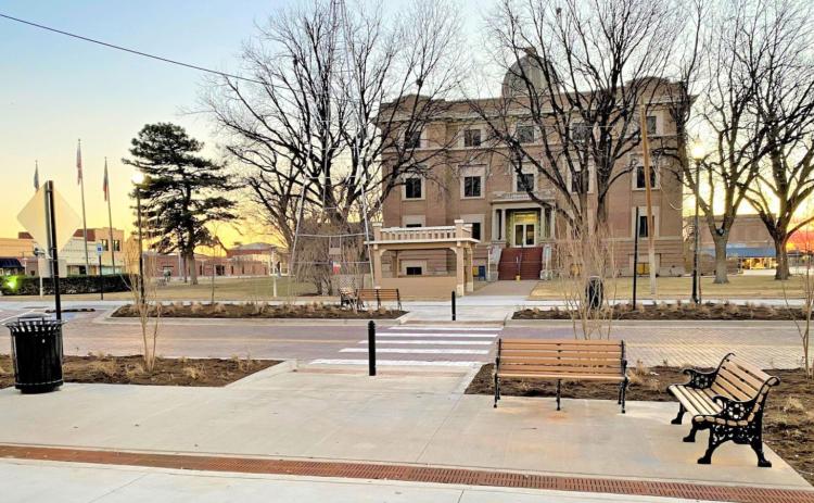 DOWNTOWN REVITALIZED Plainview will celebrate its new enhanced streetscape with a special night of festivities on April 8, including ribbon cutting, food trucks, wine stroll and music. | COURTESY PHOTO