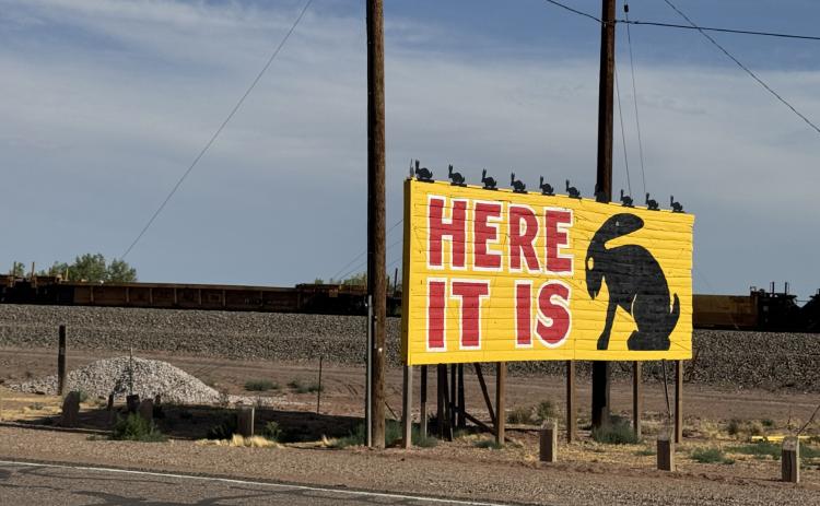 HERE IT IS On July 8, our crew traveled through Joseph City, Arizona, to visit the famous Jack Rabbit Trading Post and snap a photo of its iconic billboard. | TEXAS SPUR