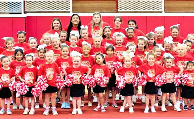 SILVERTON MINI CHEER CAMP Last week, youngsters at Silverton ISD learned about cheer and school spirit in a special two-day mini-cheer camp. | COURTESY PHOTO