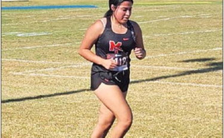REGIONAL QUALIFIER The Motley County girls cross country squad competed at the district meet last week. Naveah Salazar placed 9th, qualifying for the regional meet. | COURTESY PHOTO