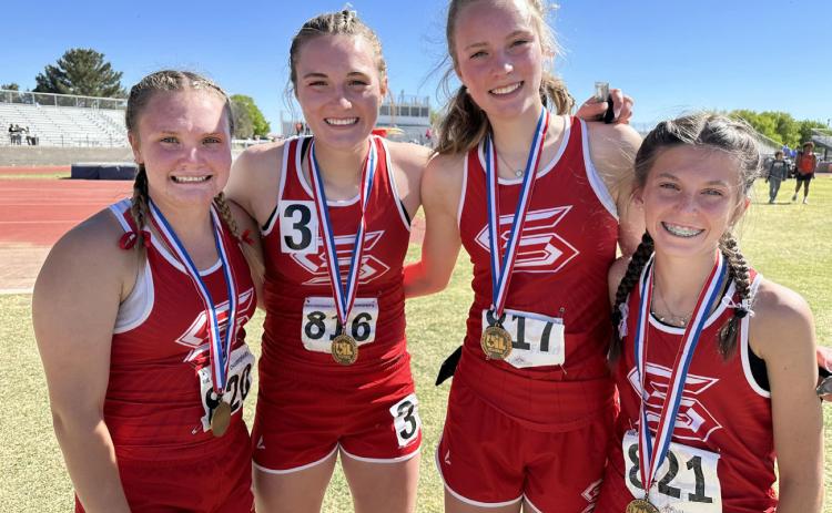 Silverton Girls , Relay State Track | COURTESY PHOTOS.
