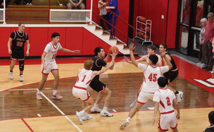 MOTLEY WINS On Friday, Jan. 2, 2026, the Motley County Varsity Boys Basketball team won their game against the Silverton Owls by a score of 44-39. | COURTESY PHOTOS