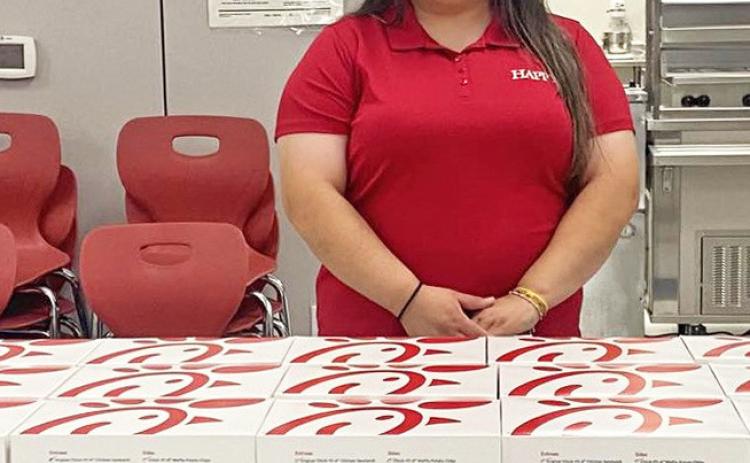 HAPPY SUPPORT Happy State Bank sponsored teacher and staff lunches at Silverton ISD last week. | COURTESY PHOTO