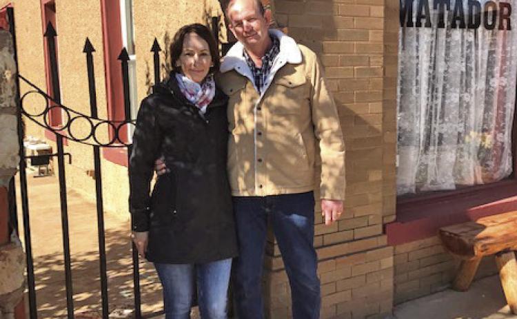 NEW INNKEEPERS IN TEXAS Barbara and Christian Heim have relocated from British Columbia to Matador, Texas, to take over running the historic Hotel Matador. | CAPROCK COURIER