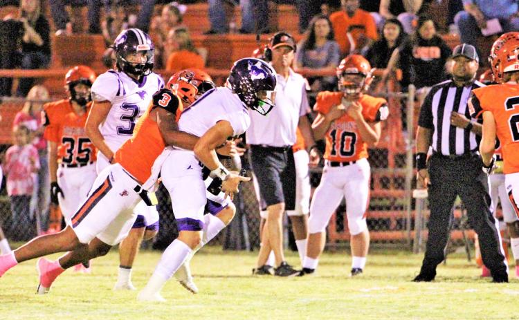 DRAGON LOSS The Paducah Dragons suffered a hard loss last week against the #1 Benjamin Mustangs 66–19 at home. This week the Dragons travel to Harrold to face the Hornets. | TEXAS 1A FAN PHOTO