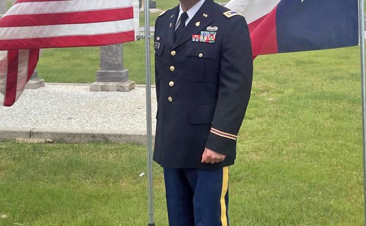 MAJOR EPIFANIO“EPI”GARZA, special guest at Silverton’s 2025 Memorial Day Ceremony, moved hearts with his message. MORE PHOTOS, PAGE 4| WYLIE BOMAR PHOTOS