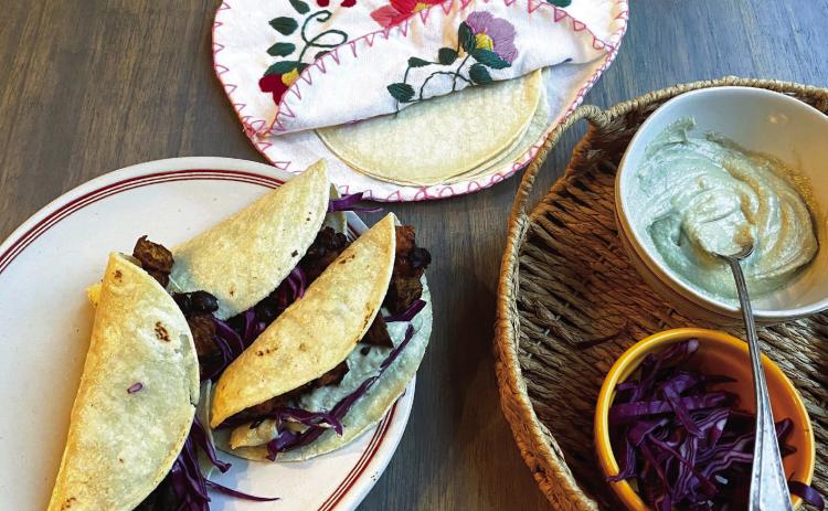 TACO TIME A small taco bar can accommodate multiple tastes, with add-ons to these veggie tacos. | ANGELINA LARUE photo