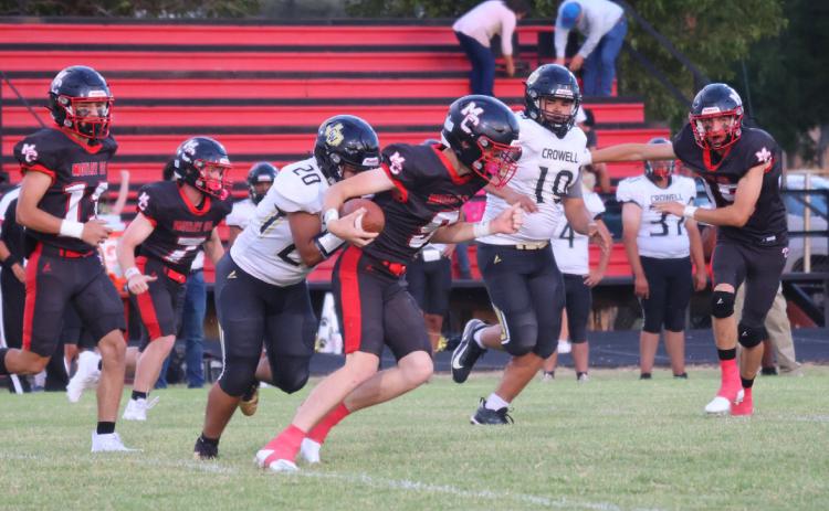 UNDEFEATED The Motley County Matadors have rolled up a 4-0 season defeating Crowell 54-0 at Homecoming. | COURTESY PHOTO