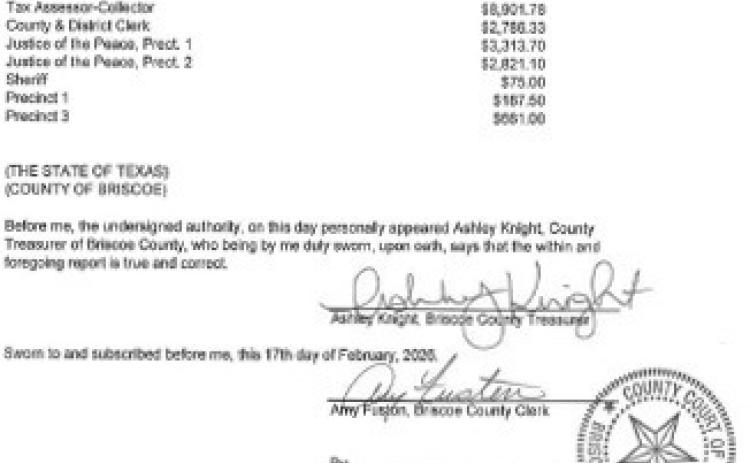 Briscoe Co. Commissioners approved county road infrastructure, safety in Feb. meeting