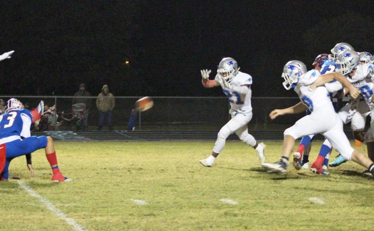 VALLEY FALLS Knox City defeated the Valley Patriots last week 50-18 in a district matchup on the road. | COURTESY PHOTO