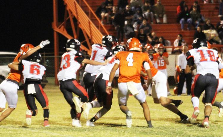 The Paducah Dragons and their opponent Motley County last week are both poised to make it into the playoffs. For more details on District contenders, see page 5. | COURTESY PHOTO