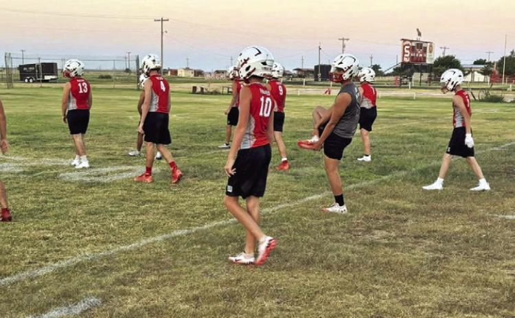 TWO-A-DAYS Football is just around the corner as two-a-day practicess began this week for the Silverton Owls, shown here, and for high schools across Caprock Country. | COURTESY PHOTO