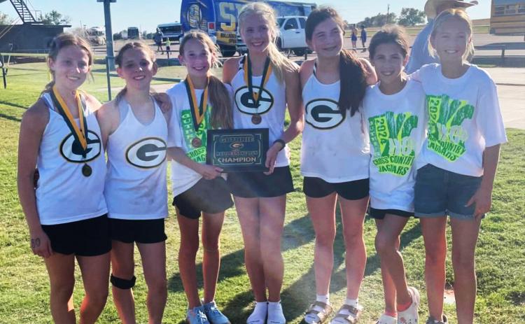 GUTHRIE JH XC Guthrie's junior high girls raced in a field of 159 runners at a distance of 2 miles. | COURTESY PHOTO