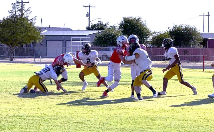 The Silverton Owls hosted the Happy Cowboys last week in a pre-season scrimmage, and this week they’ll face the Boys Ranch Rough Riders on the road. | COURTESY PHOTO