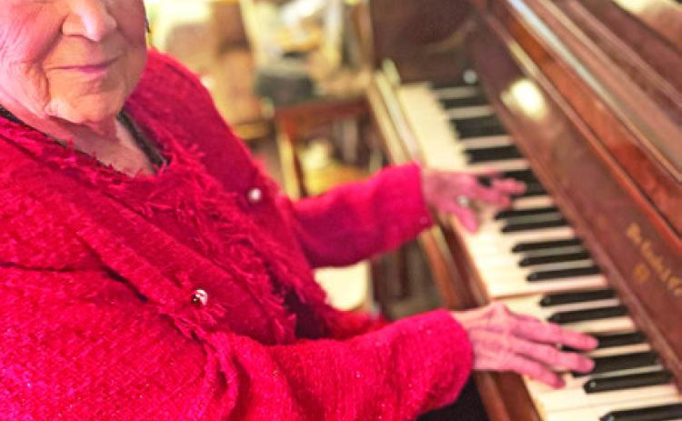 CENTENARIAN A birthday party for award-winning pianist and teacher Lucy Dean Record of Lockney is slated for this Saturday at Floyd County’s Unity Center.