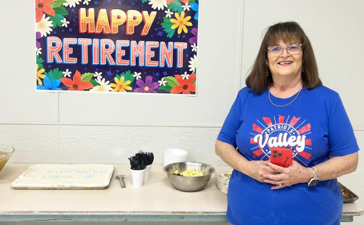 Valley ISD business manager Donna Pigg was honored last week on the occasion of her retirement, with a party at Valley schools. | COURTESY PHOTO