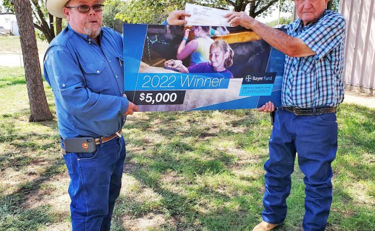 BAYER BONANZA The Motley County Senior Citizens Association will benefit from a $5,000 grant through the Bayer Fund. | COURTESY PHOTO