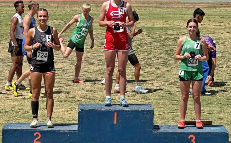 TRIPLE CROWN Maddie Francis is Sate Bound in three track &amp; field events following the Regional Track Meet last weekend. | COURTESY PHOTO