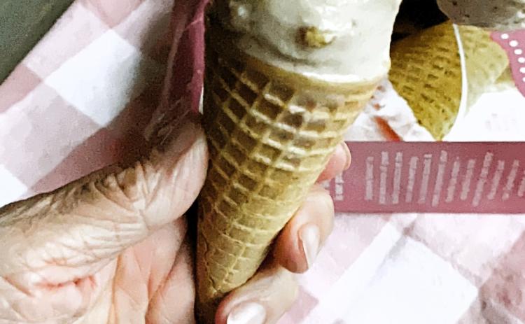 FROZEN BANANAS provide the base of this cool-and-dreamy “cream”treat. A high-speed blender is required, but an ice cream maker is not. | ANGELINA LaRUE PHOTO
