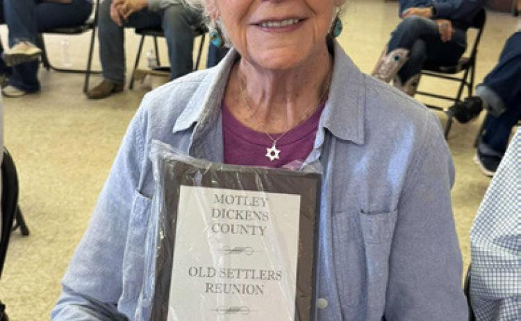 Oldest Woman Living in Motley County Bonnie Hindman