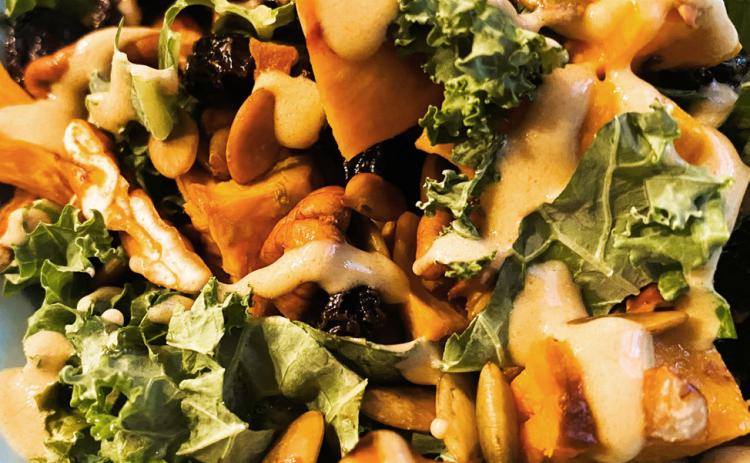 LIGHTER FARE If you’re craving something a little lighter to add to the table, salads like this will keep well in the fridge to pack for lunches on the go.. | ANGELINA LARUE PHOTO