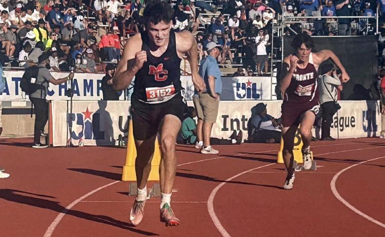 IN BOYS 400M DASH Aidan Fisk finished 9th with a time of 42.72. | RUSS MORRIS FOR THE CAPROCK COURIER