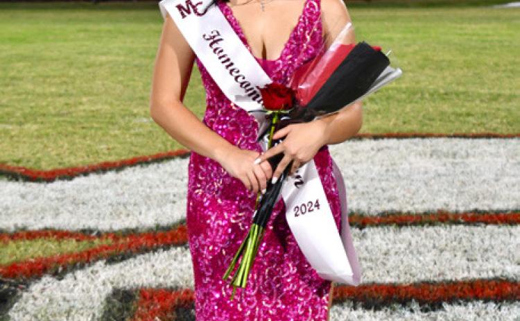 QUEEN Bailea Lawrence, a senior, was elected Motley County's Homecoming Queen last week. | MOTLEY ISD YEARBOOK PHOTO