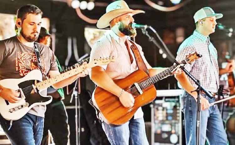 GOLD BUCKLES AND FOND MEMORIES Lubbock-based Jason Nutt & Highway 70 have made themselves popular on the rodeo circuit; the band played for Silverton’s Briscoe County Celebration earlier this month. | COURTESY PHOTO