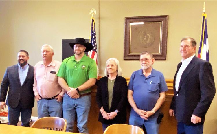 BRISCOE CO. JUDGE, OFFICIALS SWEARING-IN