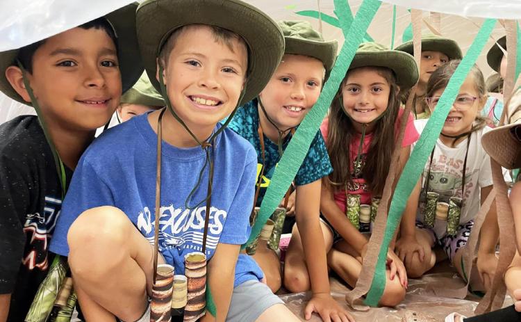 INTO THE JUNGLE Silverton youngsters went deep inside the jungle earlier this week at Silverton Library. All students kindergarten through 5th grade were welcomed each day this week from 10:30 to 11:30 a.m.. For every book read a ticket can be entered to win a prize to Wonderland Amusement Park, a Sod Poodles baseball game, or a $20 gift certificate to Night Owl Coffe &amp; Tea. | COURTESY PHOTO