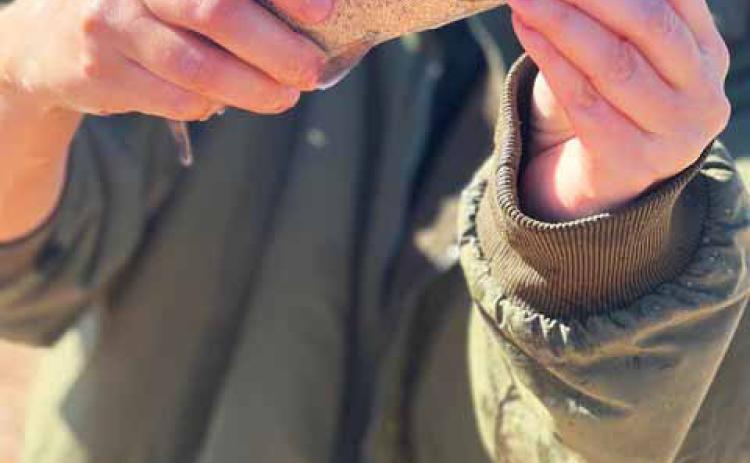 RAINBOW TROUT FISHING has been bolstered at Caprock Canyon’s Lake Theo as TPWD released 1,800 fish last week.