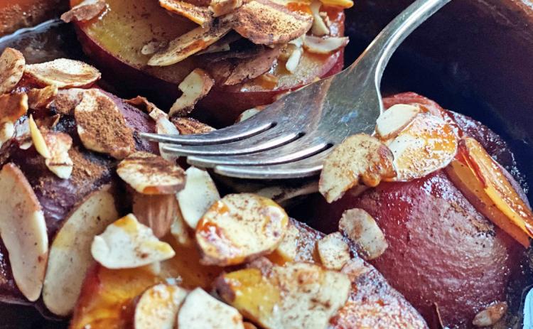 PLUMPERFECT While peaches, apricots, and nectarines may be ending their season and their flavor is fading, plums can still be baked with gorgeous fall spices to enhance them.| ANGELINA LARUE PHOTO