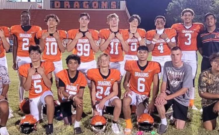 UNDEFEATED The Paducah Dragons defeated Kress 59-13 bringing their season record to 4-0 and they remain ranked in the top 10 in the state. | COURTESY PHOTO