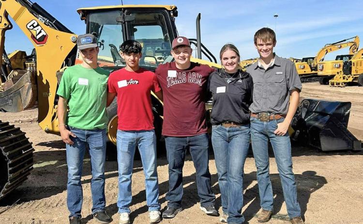 MOTLEY FFA Five of Motley County's FFA members, Brooklyn Freeman, Caden Bingham, Karmelo Guzman, Aidan Fisk and Colter Fisk are participating in the Texas Cattle Feeder Association's certification program. | COURTESY PHOTO
